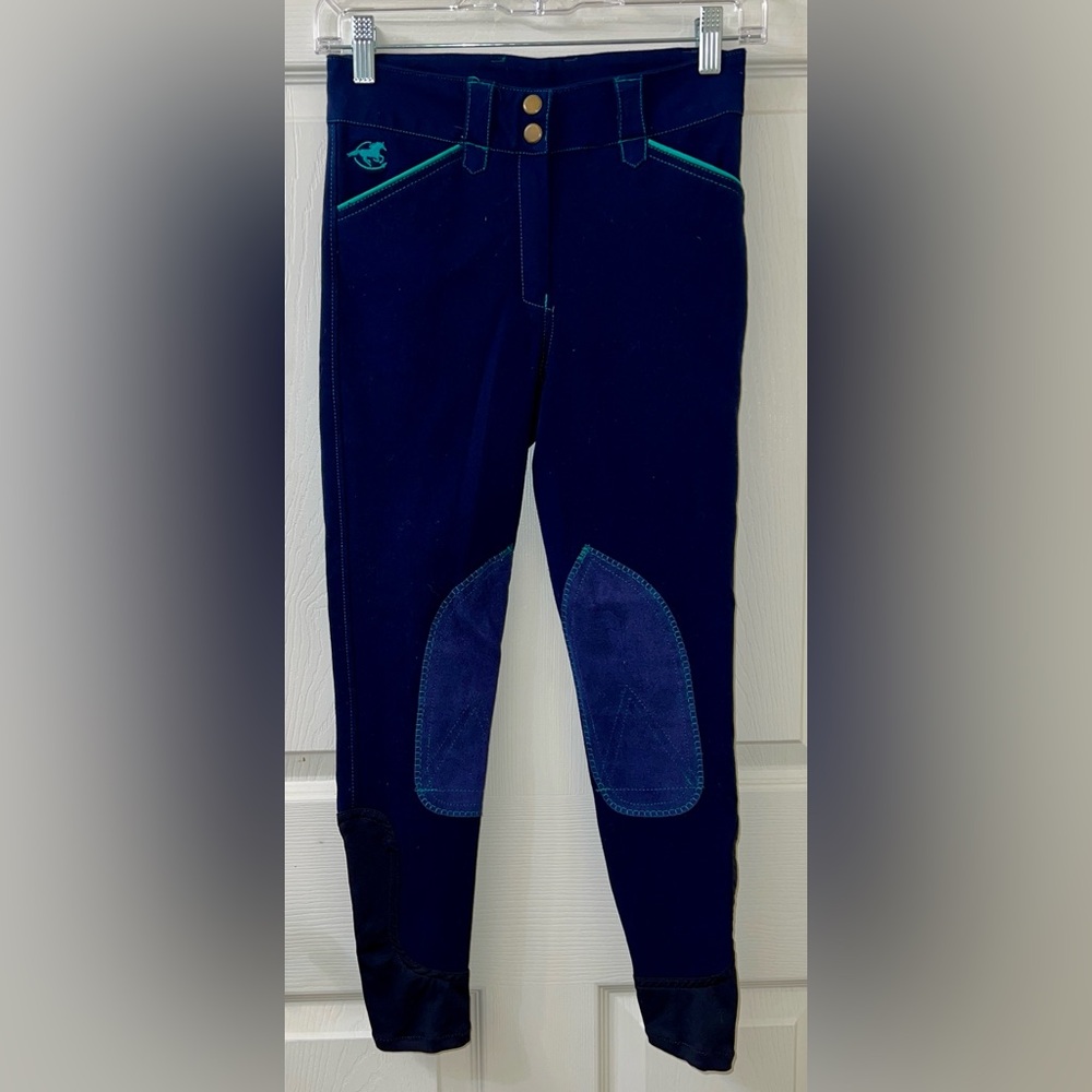 Girls Piper by SmartPak equestrian horse riding breeches pants size 12